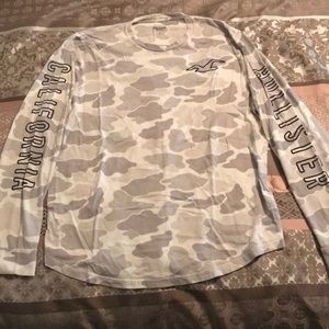 Hollister camo long sleeve tee